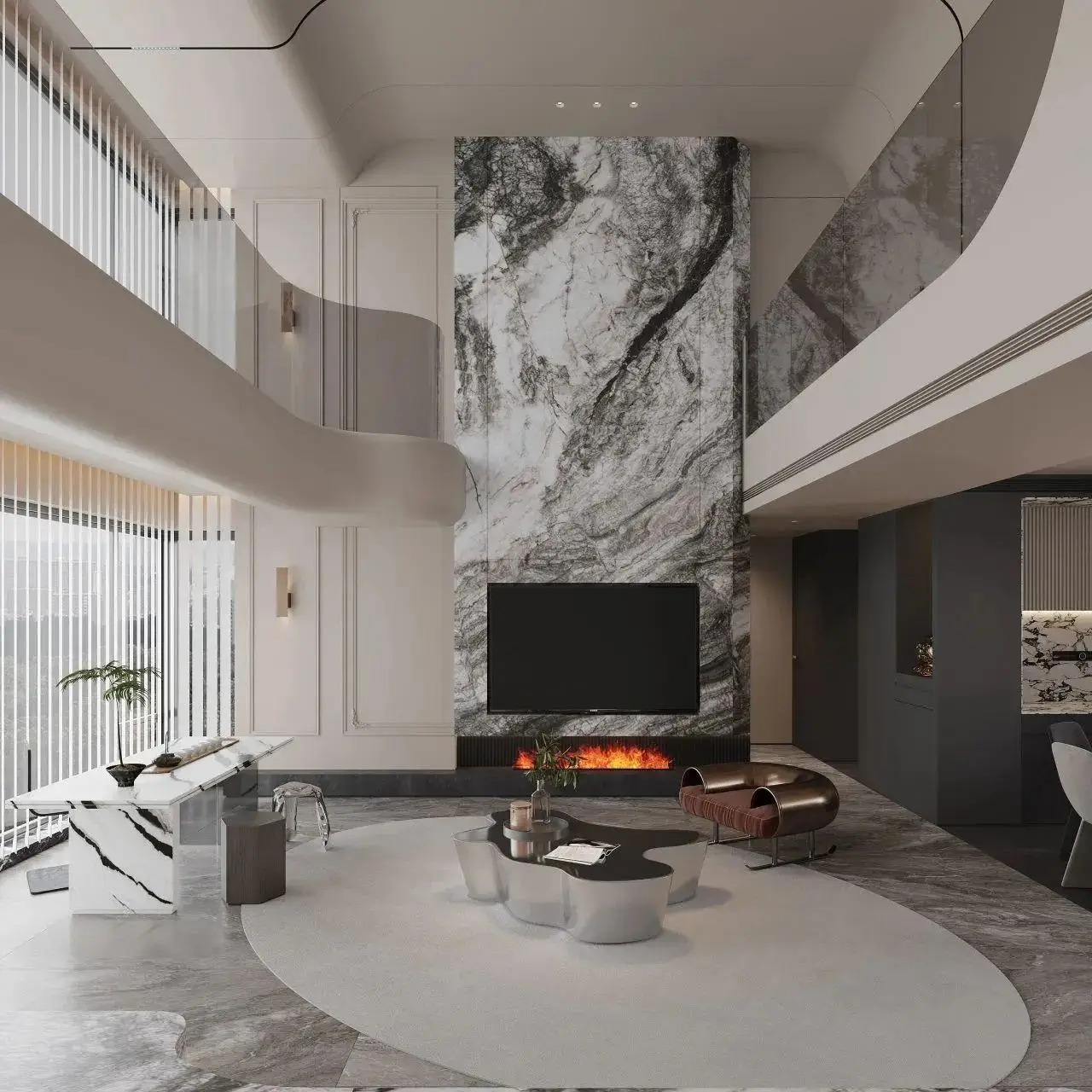 Kitchen Cabinets Dark Minimalist Style and Modern Style Customized Cabinetry One-Stop Turnkey Service Laundry Room Dining Room - 图片 7