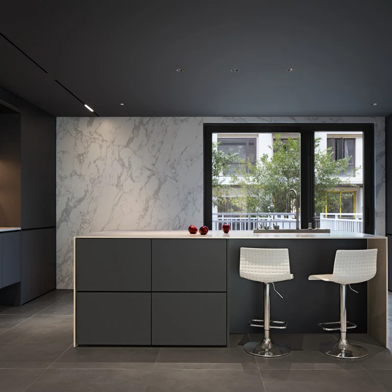 Outdoor Teak Wood Furniture Set Aluminum Courtyard Yard Table Chair with Sunshade Umbrella for Home Balcony Veranda Table Chair - 图片 4