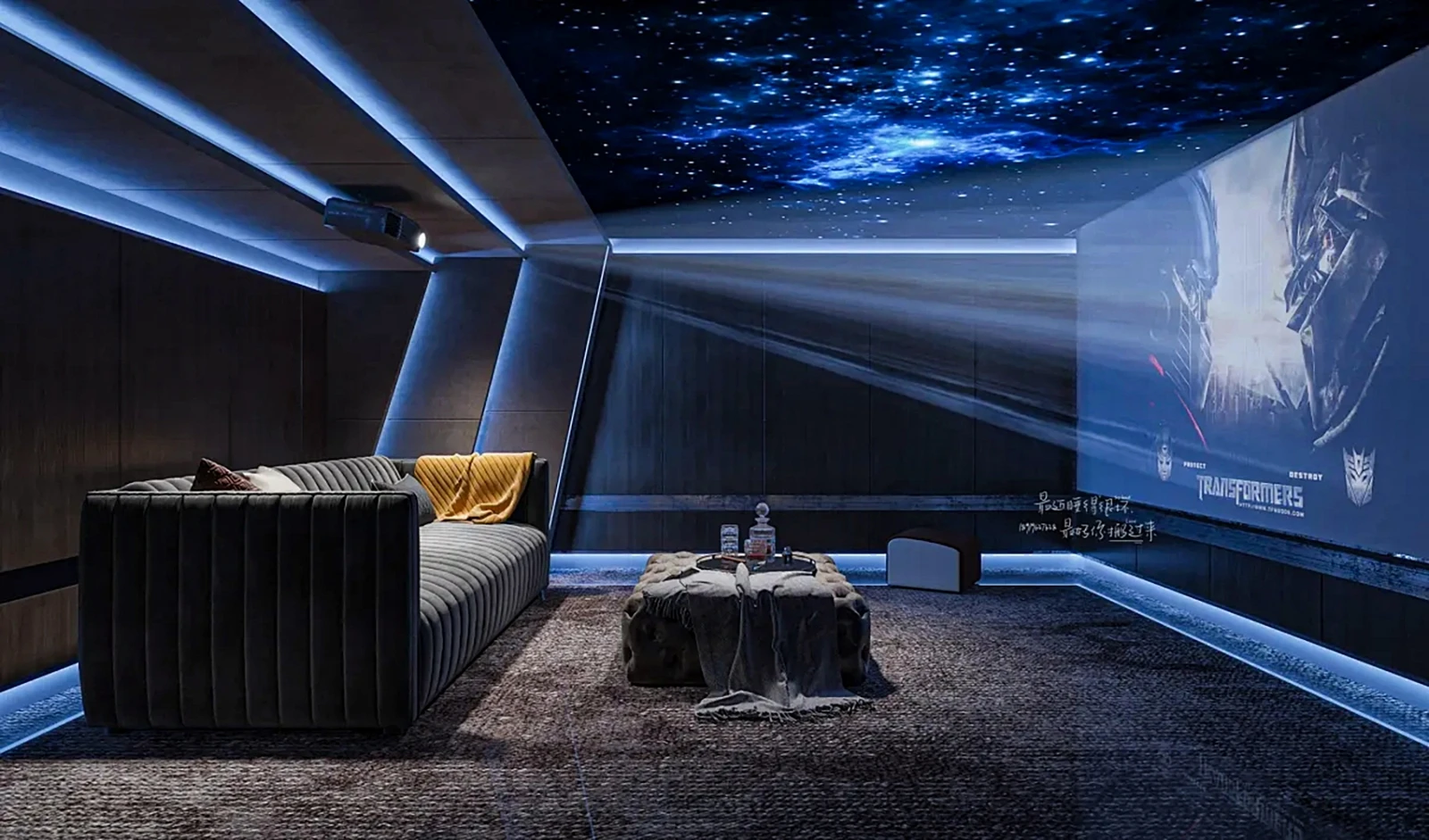 Home Theater Private Theater Family Room Multimedia Room Dedicated Home Theater Living Room Home Theater Compact Home Theater - 图片 14