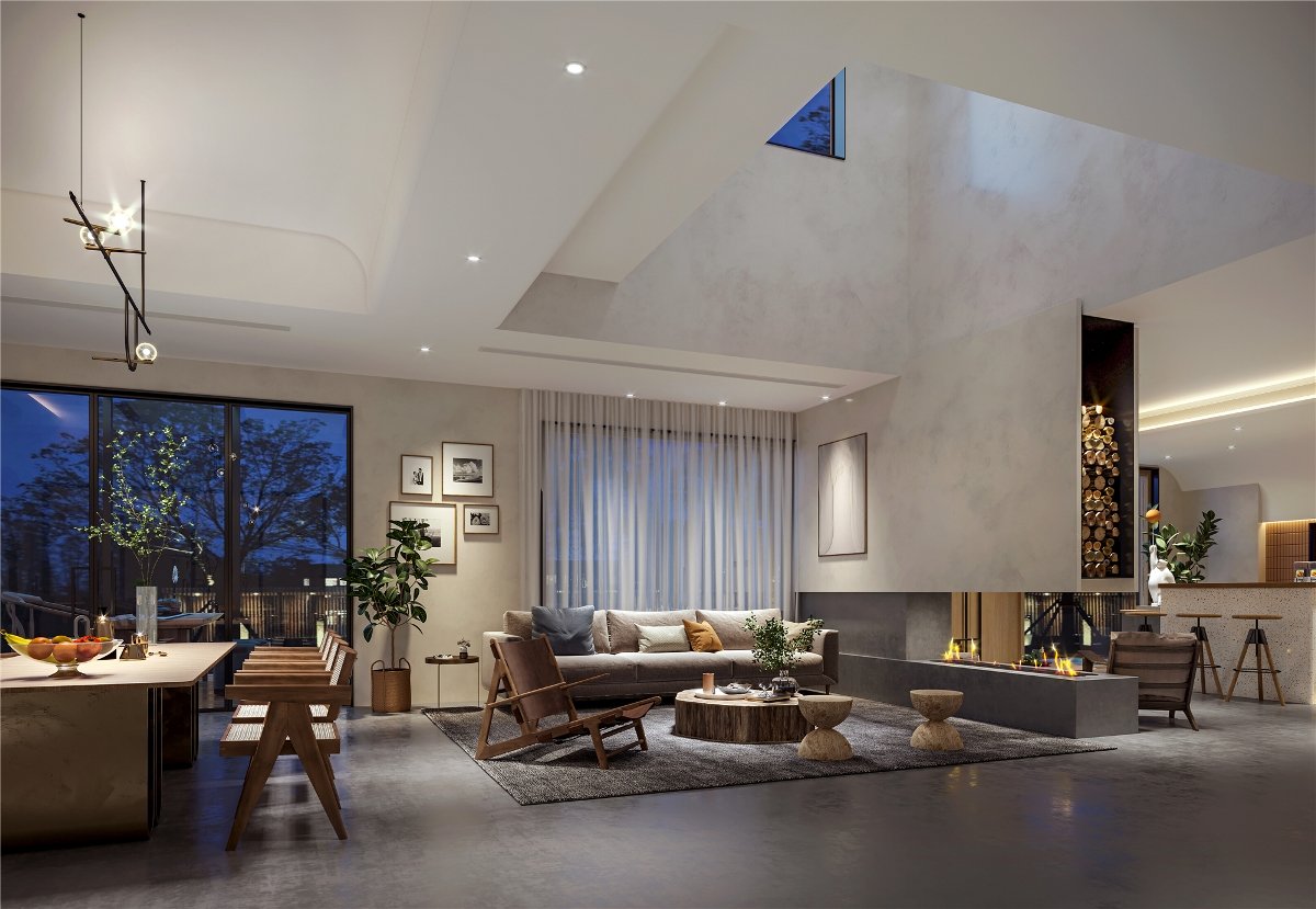 Modern 3D Interior Design Luxury Villa Furniture Townhouse-Dream House One-Stop Solution for Apartment Furniture - 图片 5