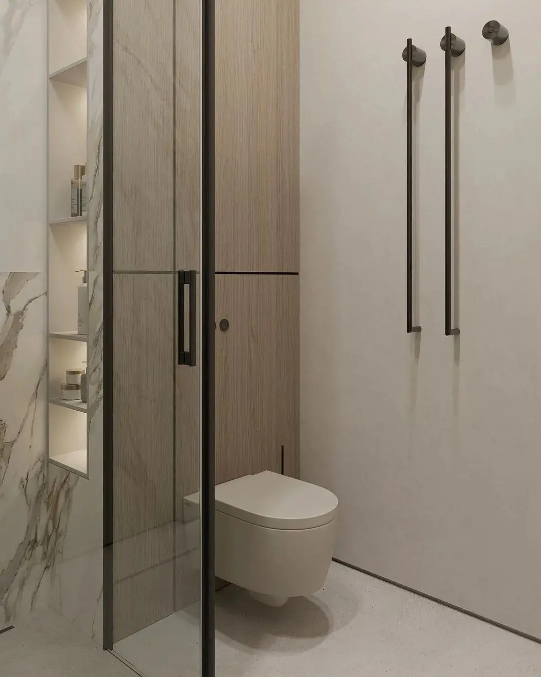 Hotel Vanity Villa Modern Minimalism Style Wall-Mounted Bathroom Vanity Cabinet with Bath Mirrors Villa Solid Wood Double Vanity - 图片 15