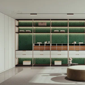 Modern Walk-in Wardrobe Closet Bedroom Furniture for Living Room Dining Exterior Gym Foldable for Cloths Storage Villa Apartment