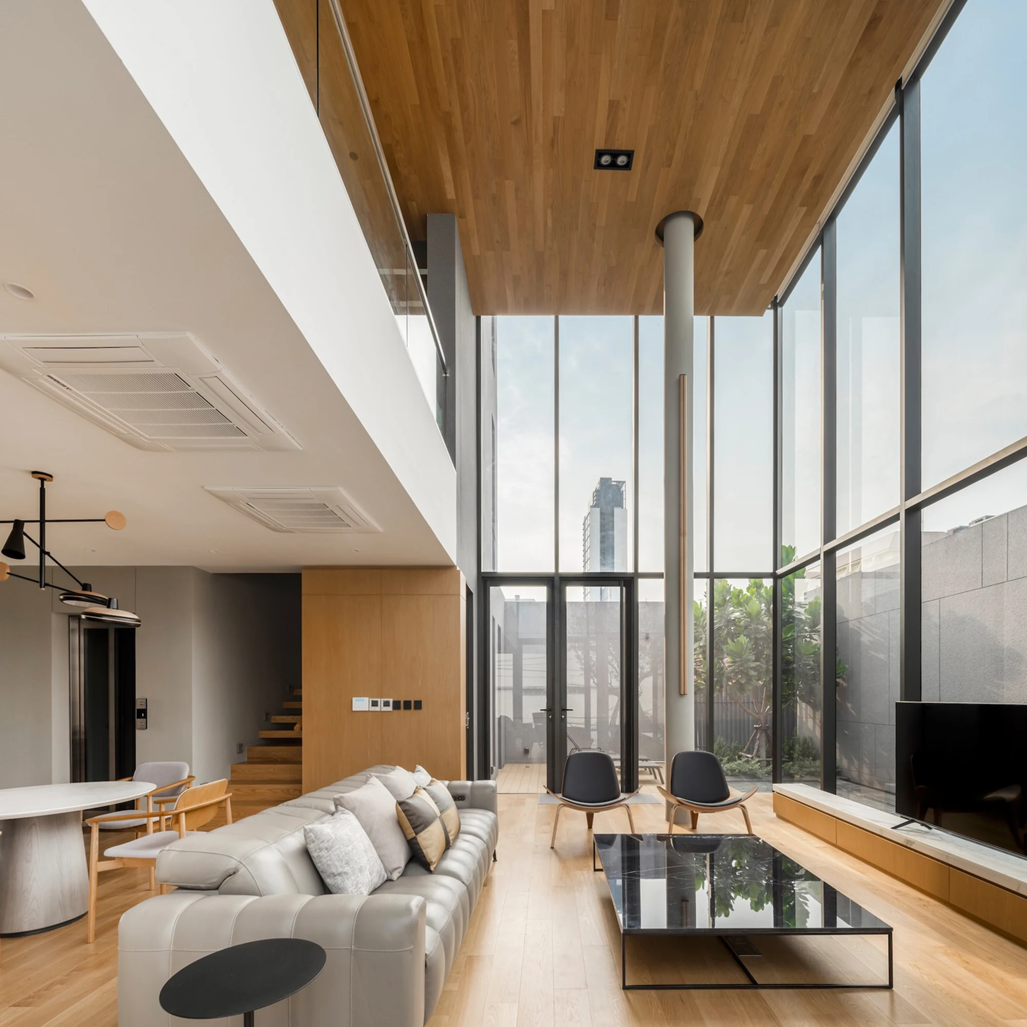 Customized Classic Wood Grain Kitchen Cabinet for Villas Classic Wood Kitchen Cabinet Apartment - 图片 3