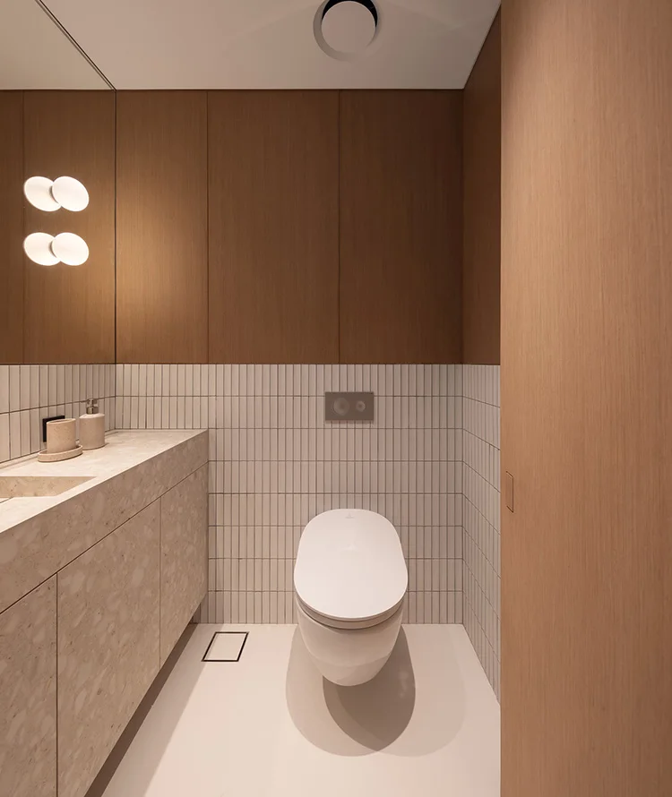 Modern Wooden Kitchen Cabinet with Wood Material Acrylic Surface Treatment Door Panel Hinge Accessories 3D Interior Design - 图片 12