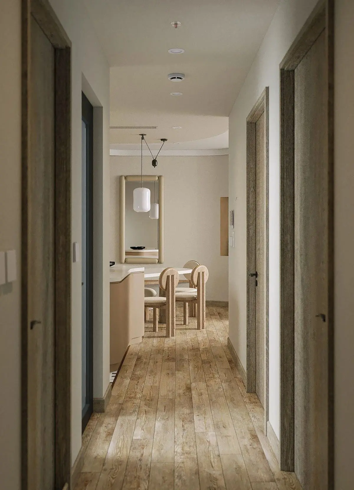 Hotel Vanity Villa Japanese Style Wall-Mounted Bathroom Vanity Cabinet with Bath Mirrors Solid Wood Carcase Marble - 图片 12