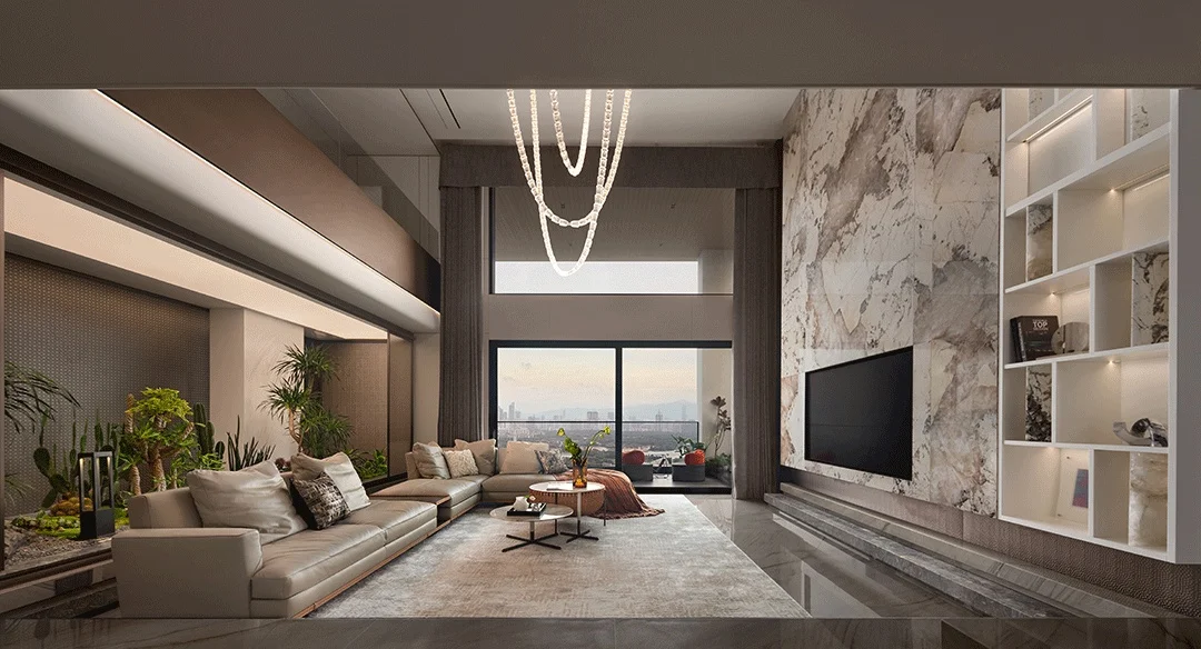 Hotel Vanity Villa Modern Minimalist Style Wall-Mounted Bathroom Vanity Cabinet Modern Minimalist Bathroom Vanity with Drawers - 图片 13