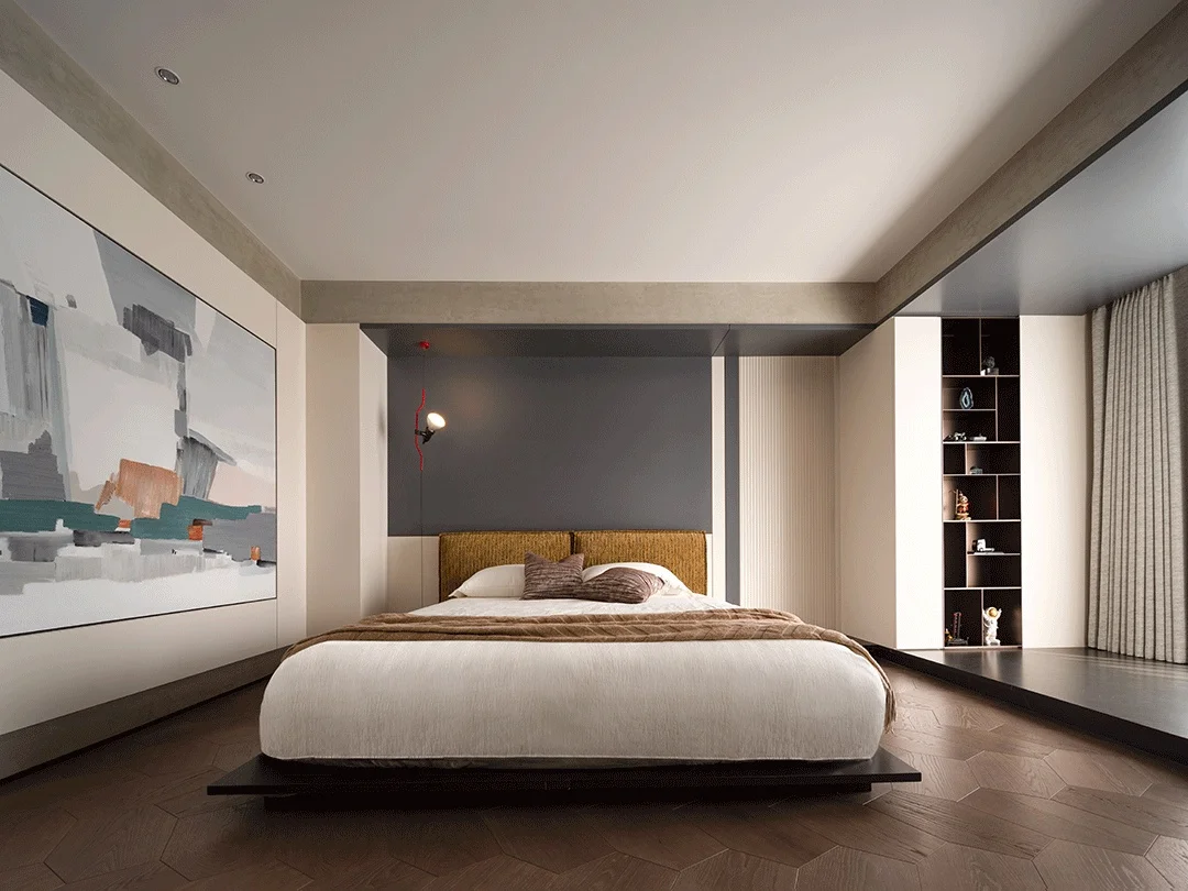 Hotel Vanity Villa Modern Minimalist Style Wall-Mounted Bathroom Vanity Cabinet Modern Minimalist Bathroom Vanity with Drawers - 图片 6