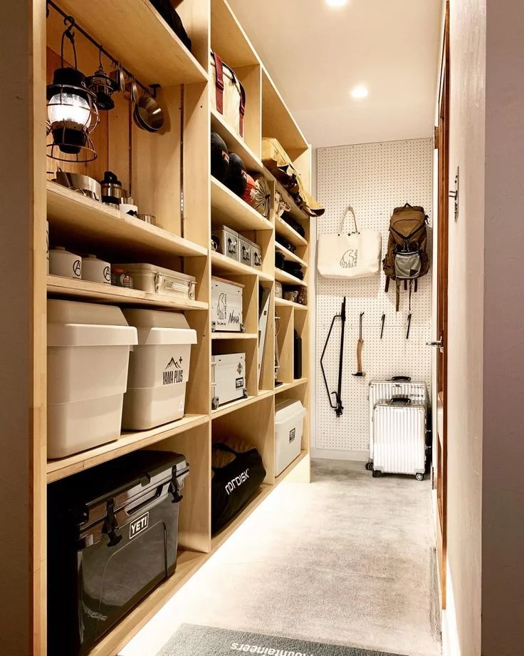 Villa Laundry Room Built-in Washing Machine Apartment Laundry Cabinet with Drawer Custom Storage Cabinet Laundry Room with Sink - 图片 14