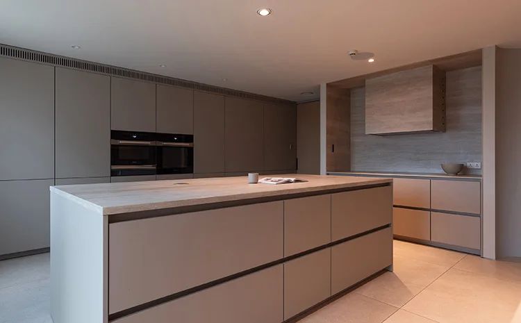 Modern Minimalist Kitchen Cabinet Interior Design Style House Design Residential Design 3D Rendering Effect Apartment Villa - 图片 10