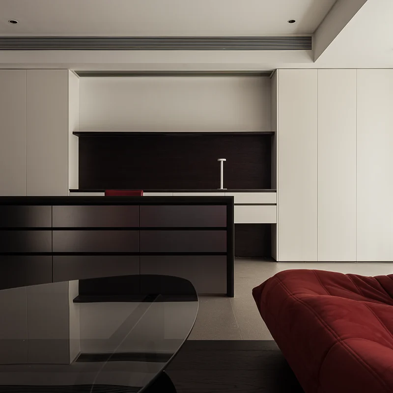 Customized Kitchen Cabinet Furniture with Plywood Panel 3D Whole Interior Design for Villa Apartment - 图片 2