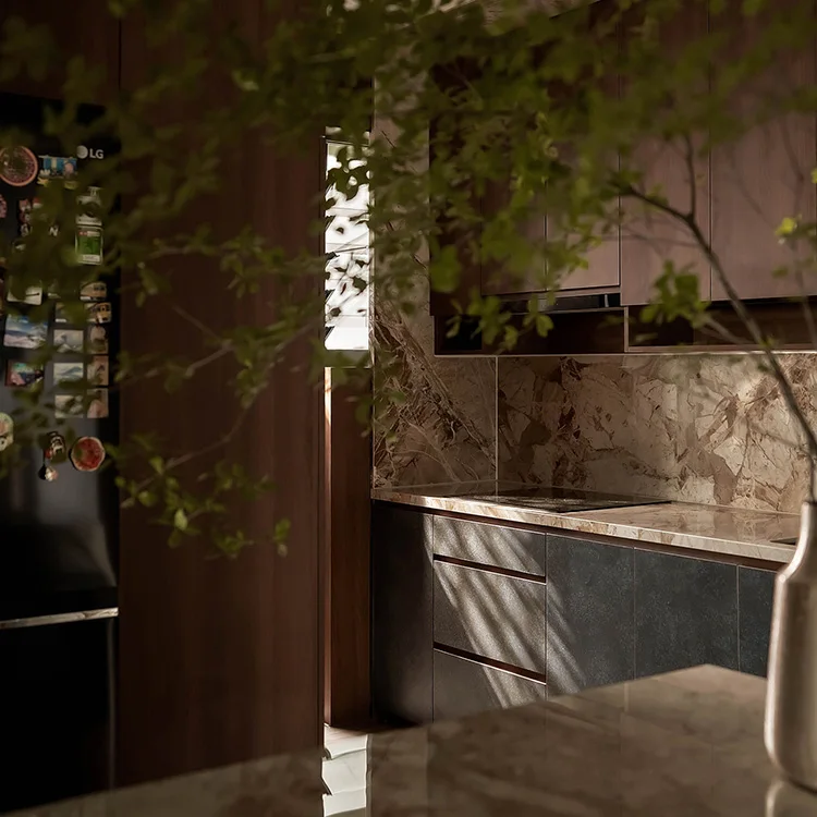 Custom Design Modular Kitchen Cabinets Manufacturer's Cupboard Cabinet Collection