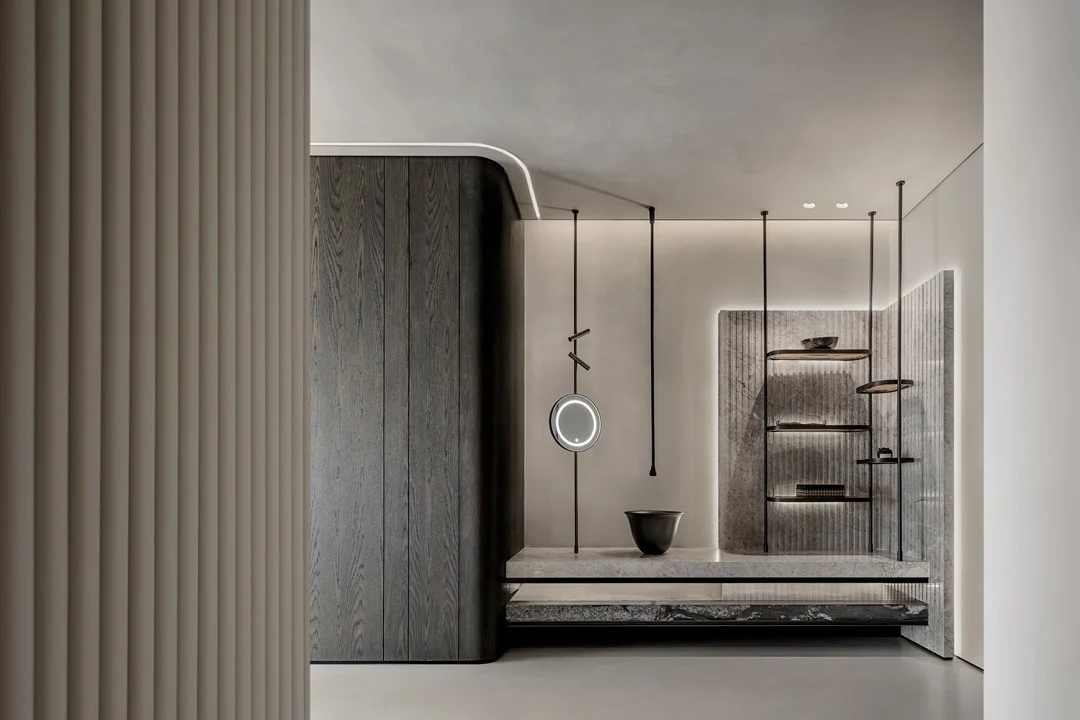 Apartment Villa Design Kitchen Cabinet Design Interior Design of High-Volume Villas Sofa Wine Cabinet Living Room - 图片 10