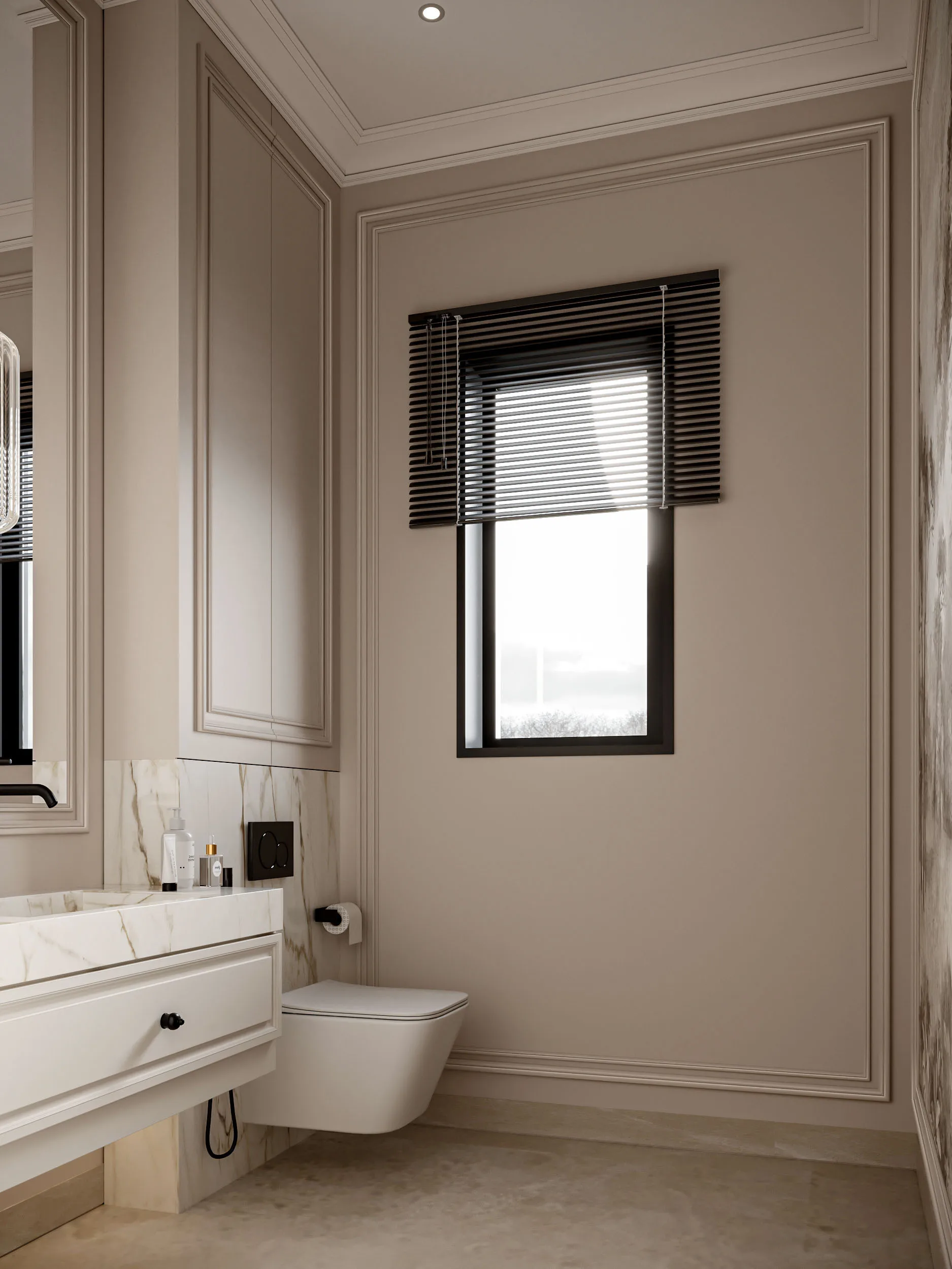 Hotel Vanity Villa Modern Minimalism Style Euro-American Style Bathroom Vanity Cabinet with Bath Mirror Solid Wood Double Vanity - 图片 11