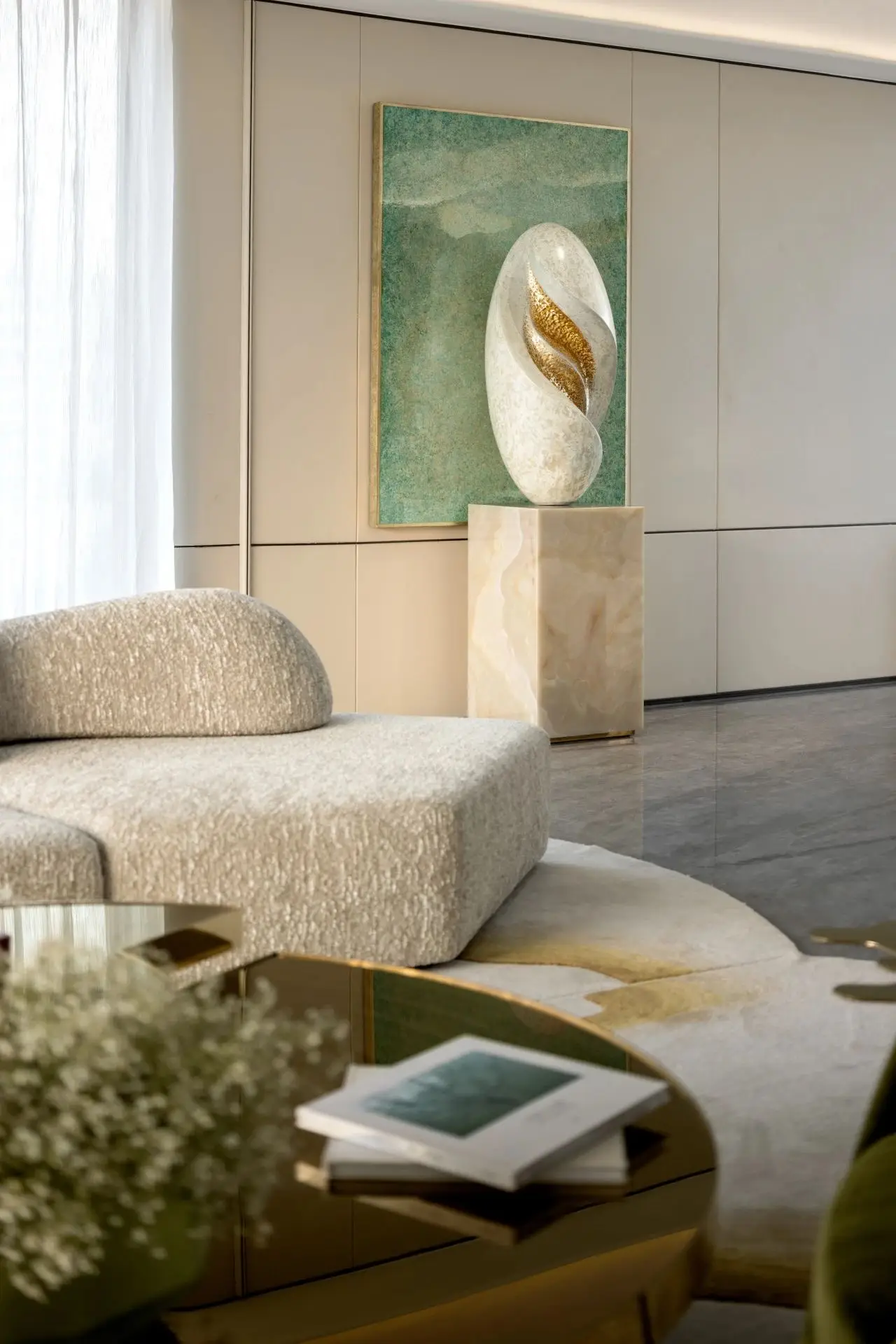 Apartment Villa Luxury Design One Stop Turnkey Solution Interior Design High-end Villa Sofa Wine Cabinet Living Room Furniture - 图片 10