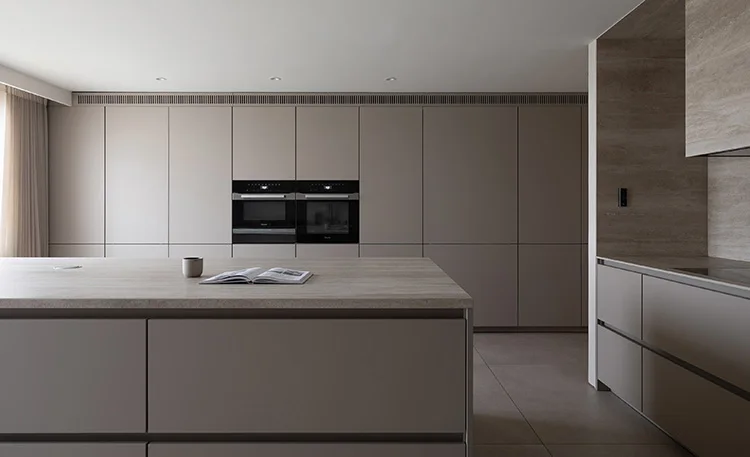 Modern Minimalist Kitchen Cabinet Interior Design Style House Design Residential Design 3D Rendering Effect Apartment Villa - 图片 9