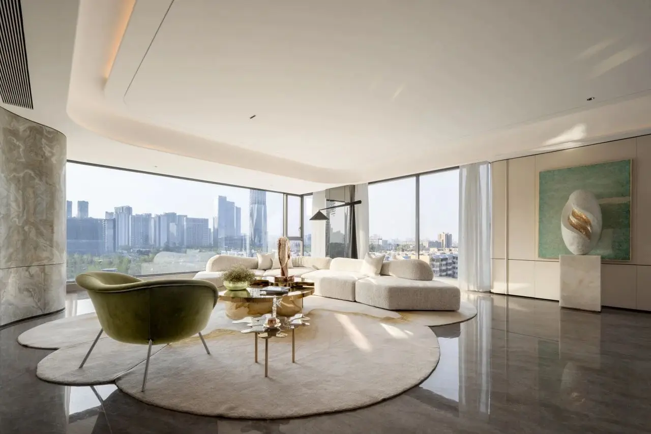 Apartment Villa Luxury Design One Stop Turnkey Solution Interior Design High-end Villa Sofa Wine Cabinet Living Room Furniture - 图片 8