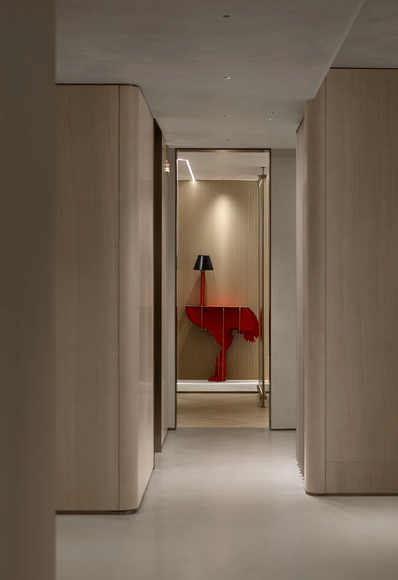 Modern Style Kitchen Cabinet with Vermont Brown Cabinets Flat Whole 3D Interior Design for Apartment Island Kitchen Cabinets - 图片 10