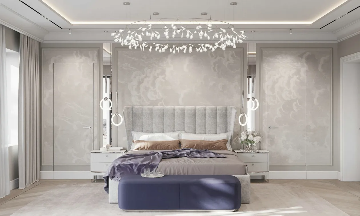 Hotel Vanity Villa High-End Light Luxury Large Wall-Mounted Bathroom Vanity Cabinet with Bath Mirrors Solid Wood Carcase Marble - 图片 9