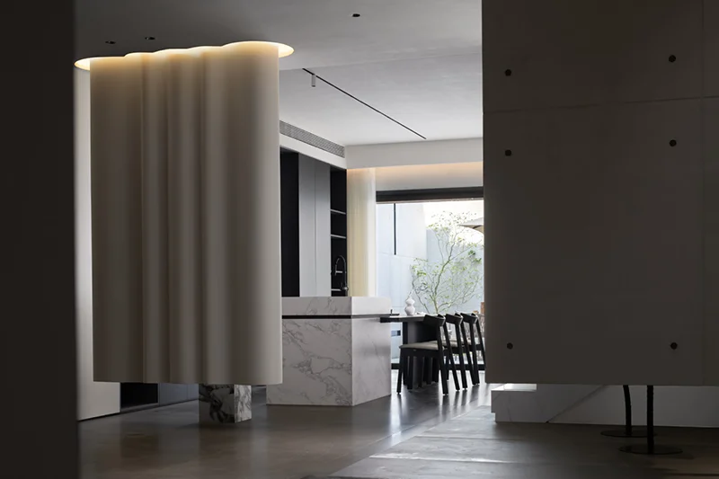 Outdoor Teak Wood Furniture Set Garden Courtyard Yard Table & Chair with Umbrella for Home & Curtain Balcony Table Veranda Chair - 图片 9