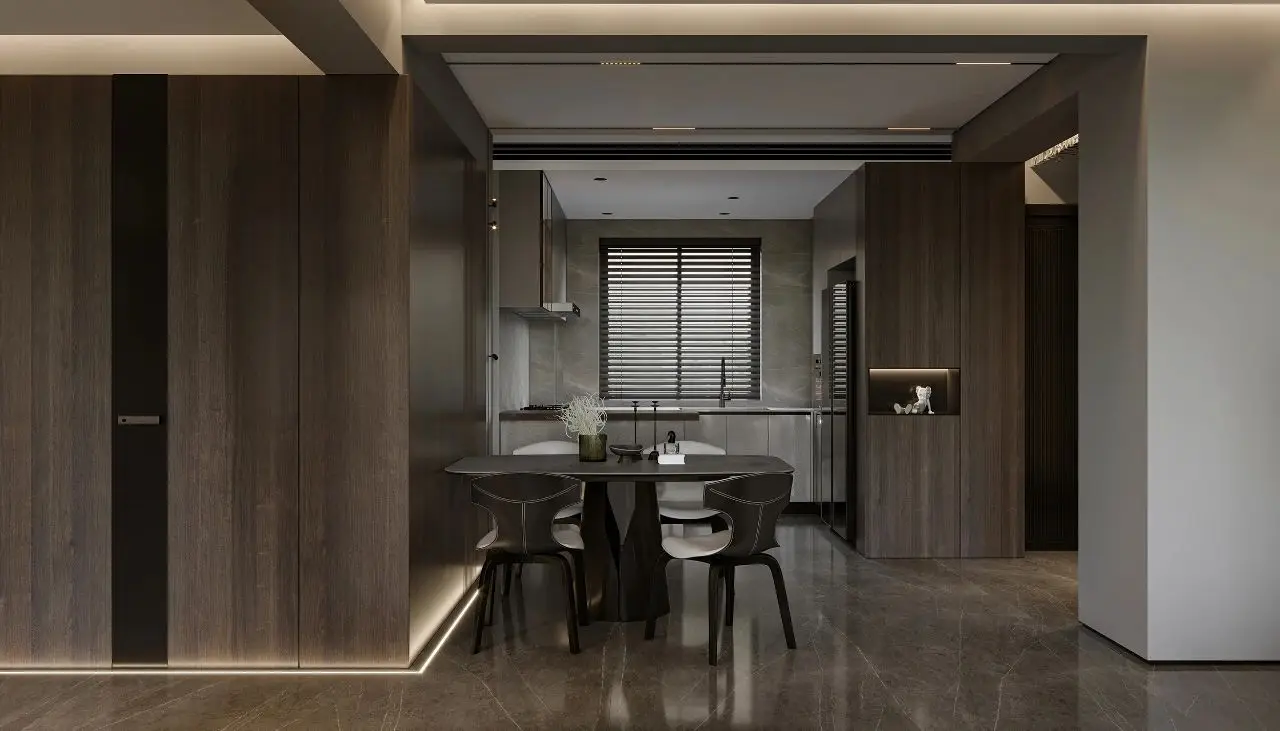 Apartment Villa Design Kitchen Cabinet Design Interior Design of High-Volume Villas Sofa Wine Cabinet Living Room - 图片 10