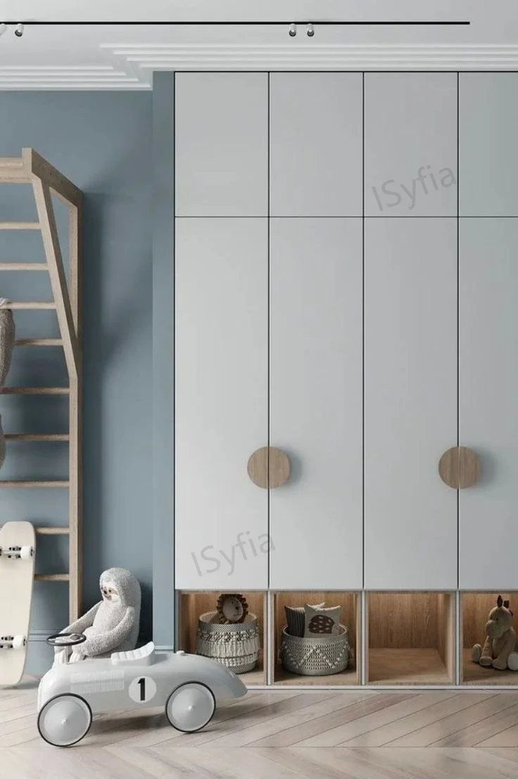 Customizable Bedroom Design Children Wardrobe Decorative Cabinet Suitable for Bedroom Furniture - 图片 2