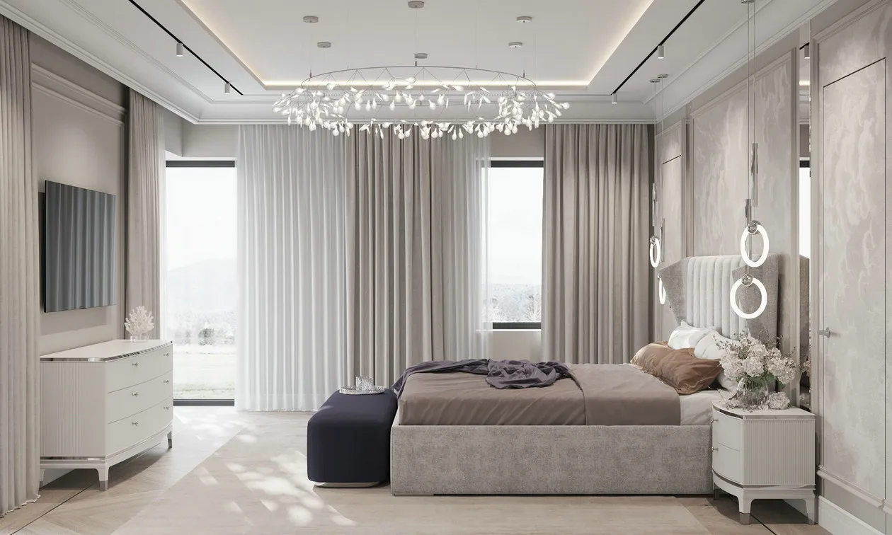 Hotel Vanity Villa High-End Light Luxury Large Wall-Mounted Bathroom Vanity Cabinet with Bath Mirrors Solid Wood Carcase Marble - 图片 10