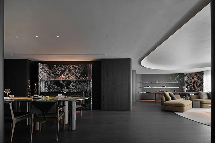 Modern Kitchen Cabinet with Wood Material Acrylic Surface Treatment Door Panel Hinge Accessories - 图片 11