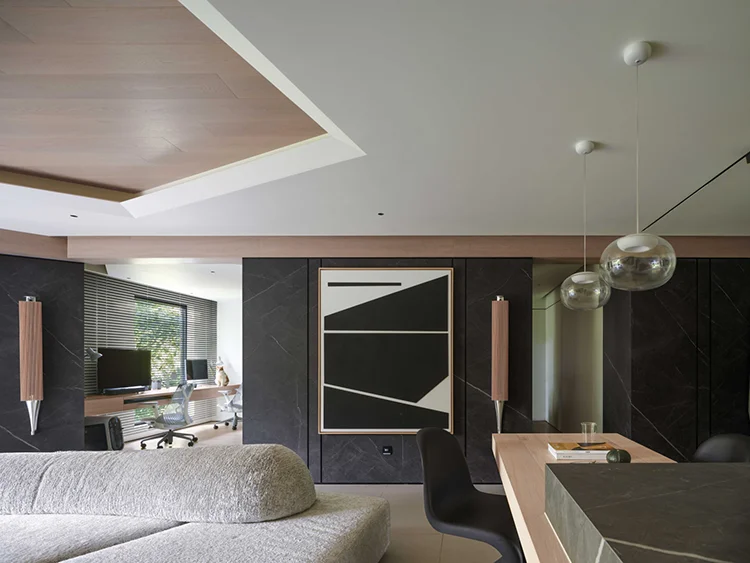 One Stop Solution Kitchen Furniture Set Melamine Board Cabinets Design Apartment 3D Interior Design Home Furniture - 图片 13