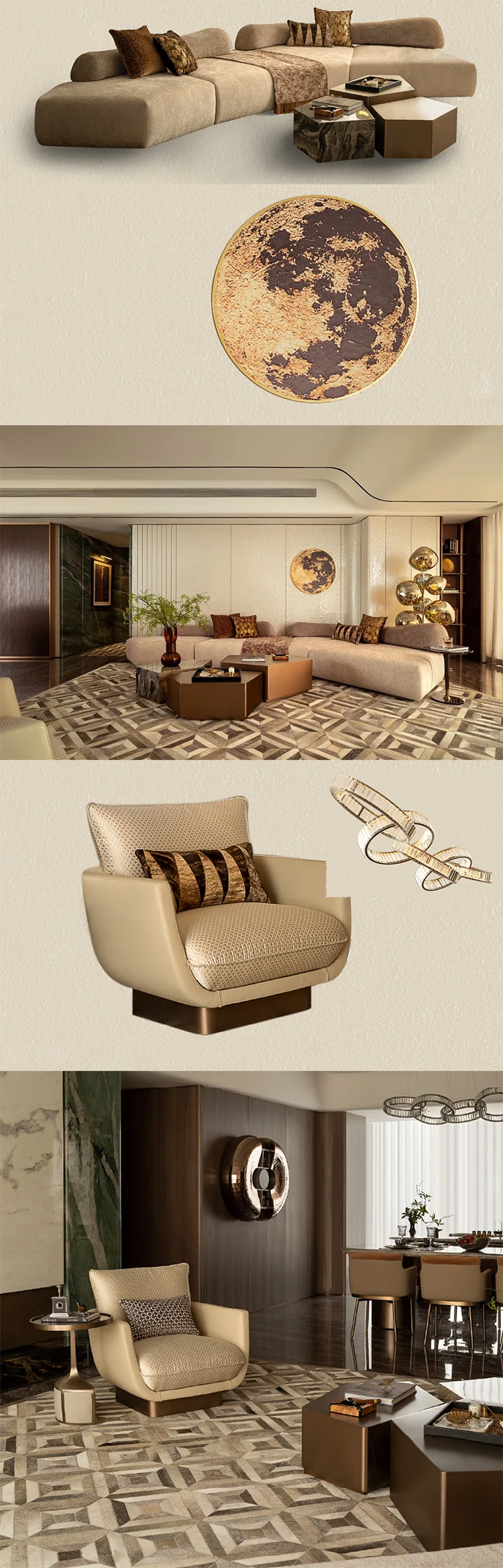 Modern White Wood Tufted Bedroom Set Luxury Design King Size Bed for Hotels Apartments Villas Modern Home Furniture - 图片 8