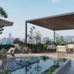 Modern Outdoor Dining Set Metal Bistro Table and Chair for Cafe Restaurant Hotel or Apartment for Courtyard Use