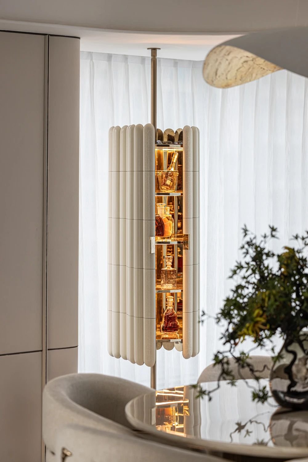 Apartment Villa Luxury Design One Stop Turnkey Solution Interior Design High-end Villa Sofa Wine Cabinet Living Room Furniture - 图片 15