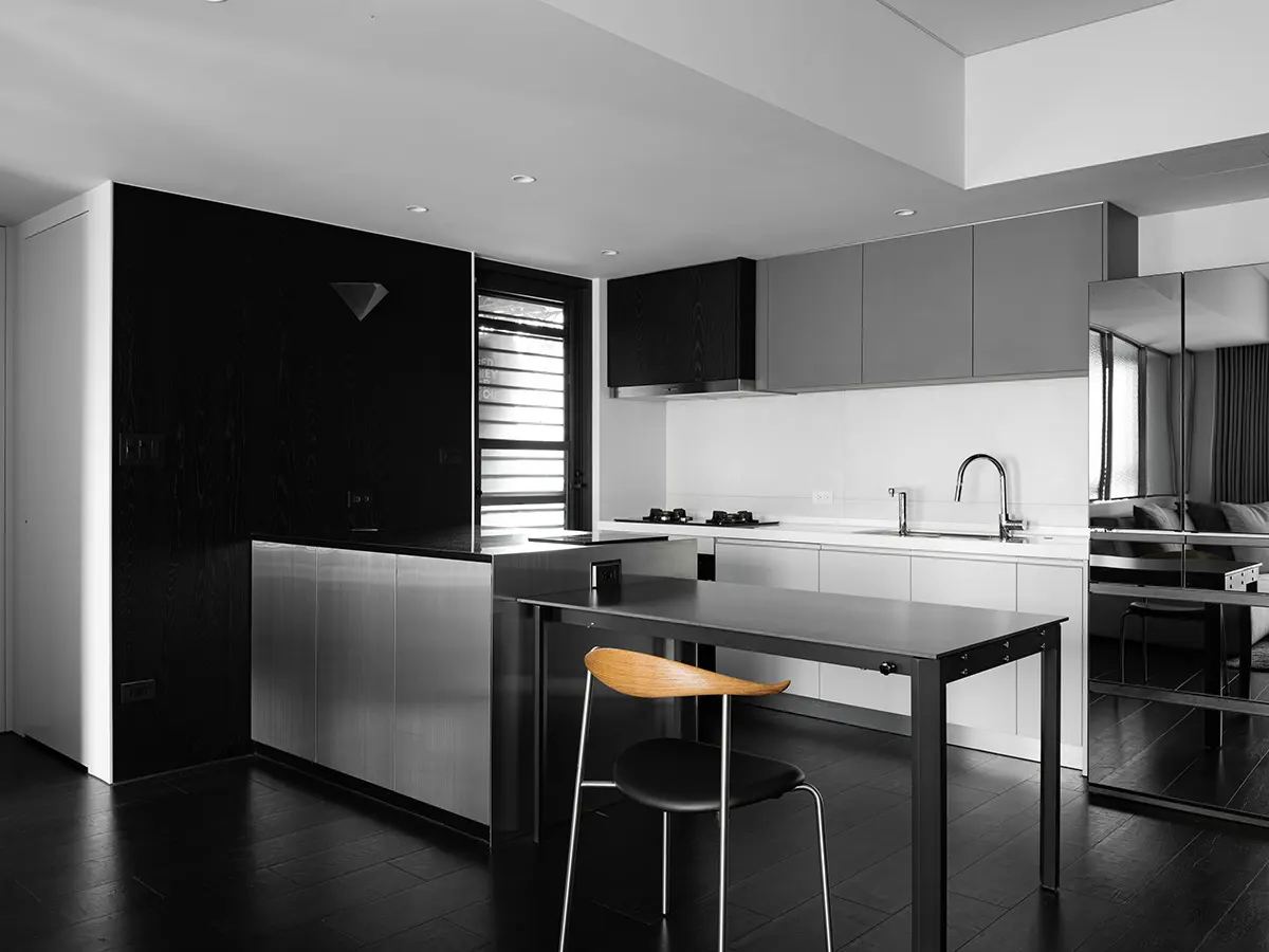 Luxury Black Open Kitchen Cabinets Custom Island Furniture Set Modern Designs MDF Kitchen Cabinet Set - 图片 2