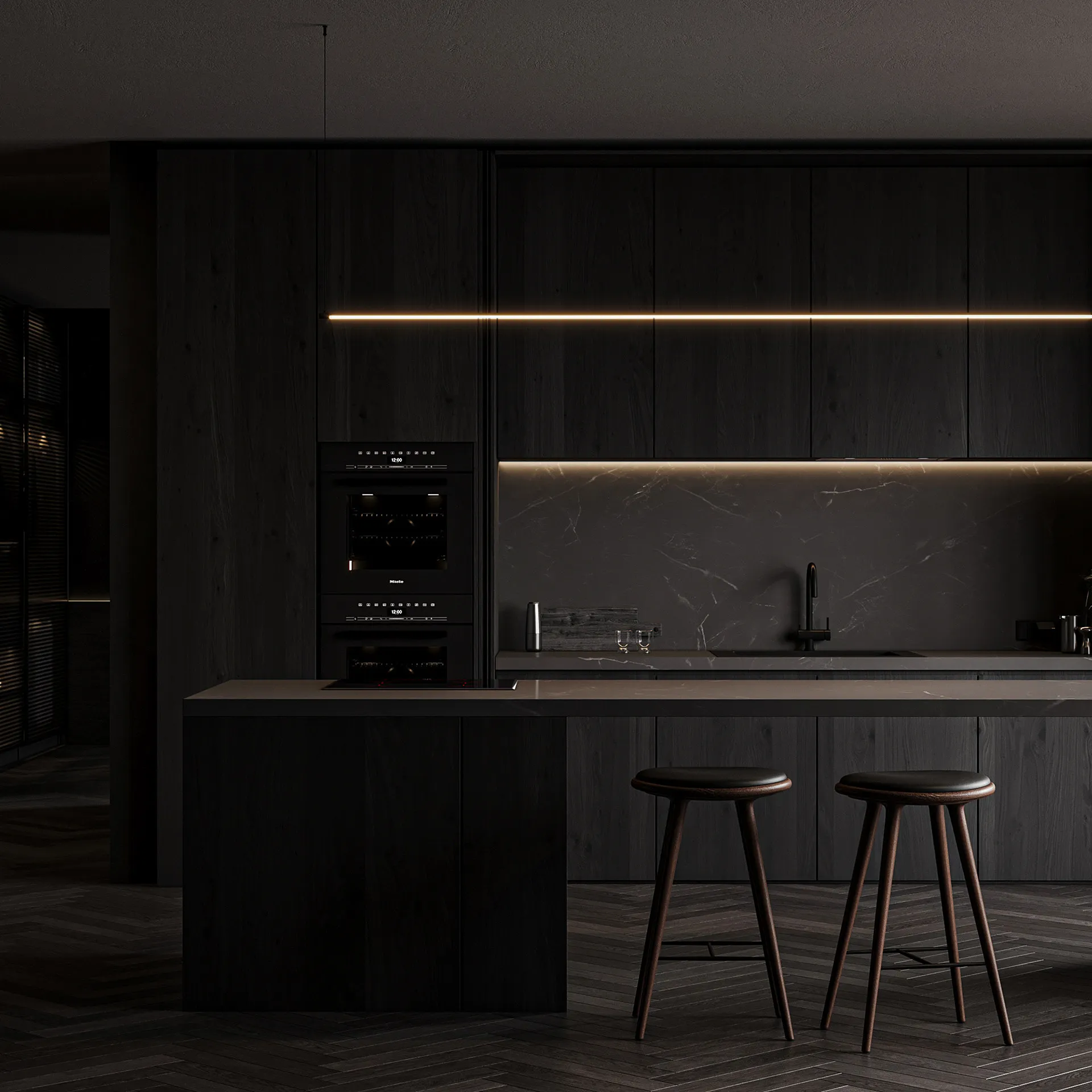 Modern Minimalist Solid Wood TV Stand Cabinet Console Table for Media Center Furniture for Living Room Bedroom Home Hotel Use - 图片 5