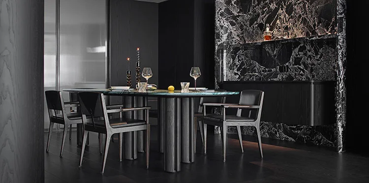 Modern Kitchen Cabinet with Wood Material Acrylic Surface Treatment Door Panel Hinge Accessories - 图片 15