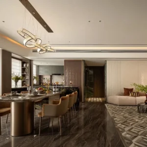 Modern Modular Kitchen Cabinets Island Wood Furniture Lacquer/Acrylic Door Panel Surface Include Backsplash Faucet Made China