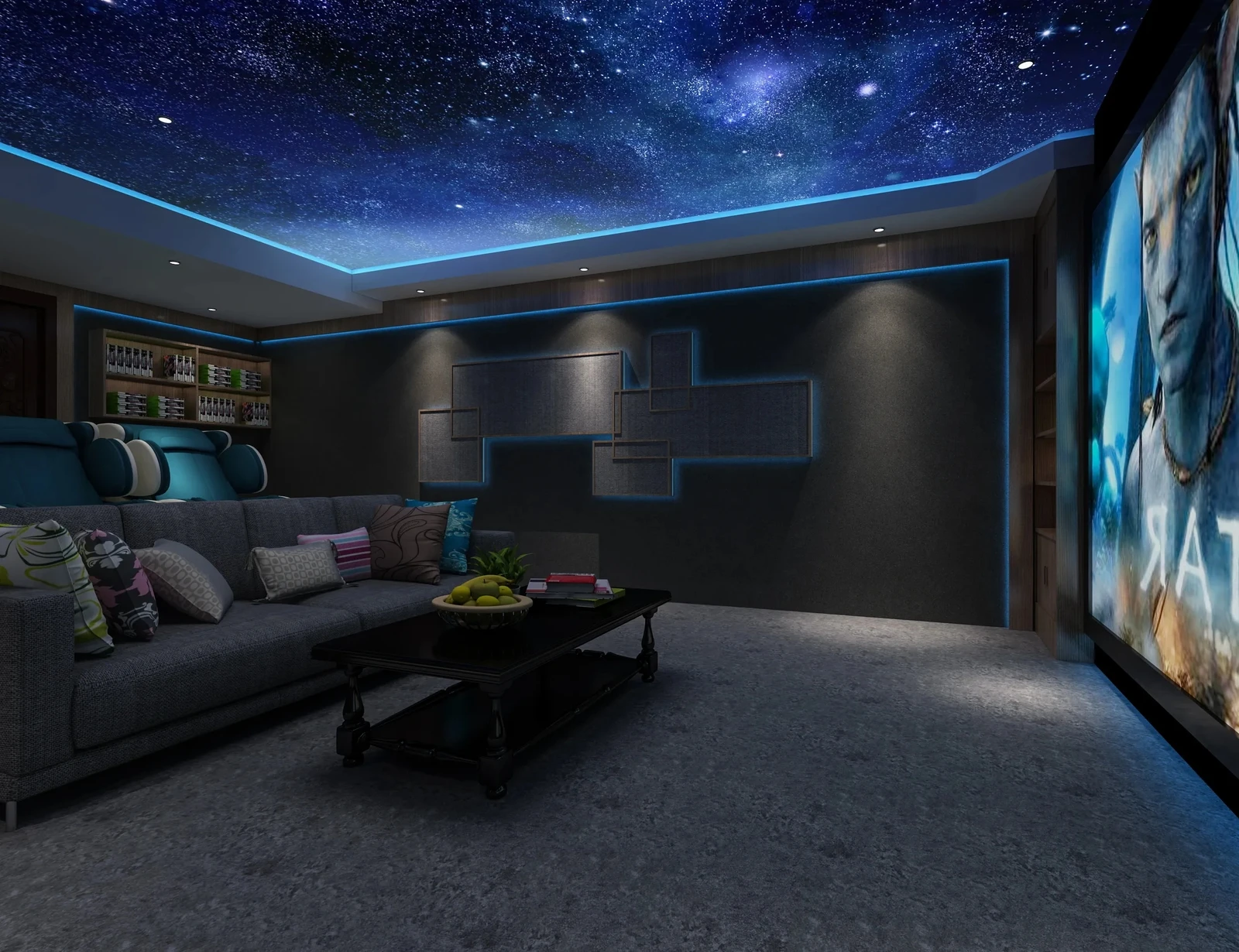 Home Theater Private Theater Family Room Multimedia Room Dedicated Home Theater Living Room Home Theater Compact Home Theater - 图片 12