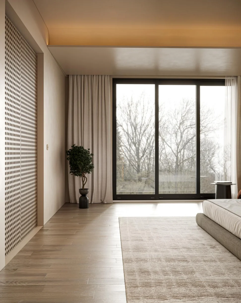 Wardrobe Dressing Room Walk in Closet Cloakroom Wardrobe with Black Frames and Black Glass Glass Wardrobe Glass Closet - 图片 12