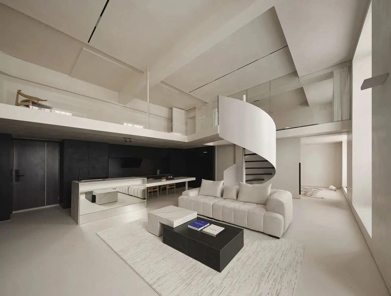 Custom Modern Furniture Kitchen Cabinet with Matte Black Handleless Design Made From Wood - 图片 6