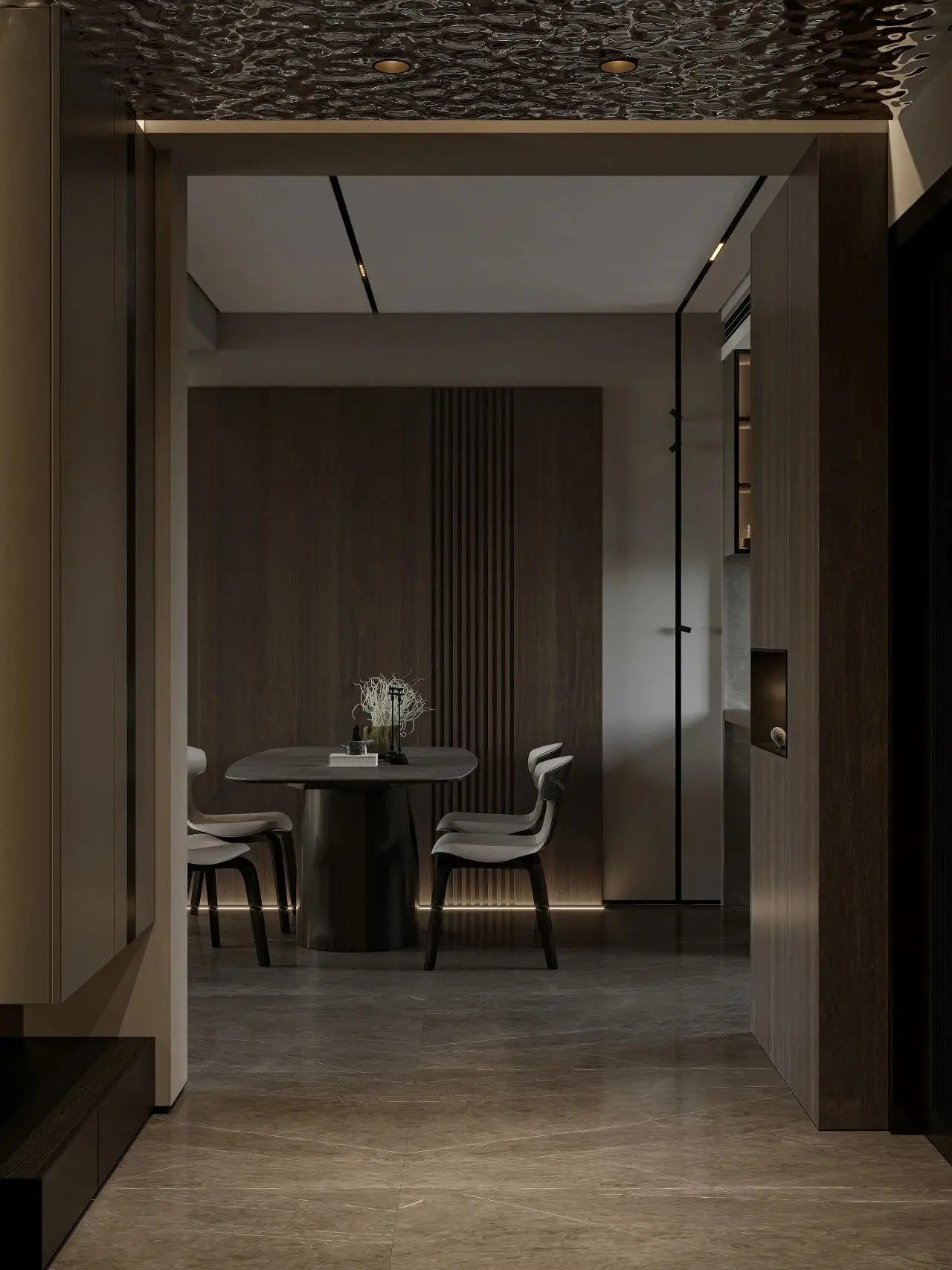 Apartment Villa Design Kitchen Cabinet Design Interior Design of High-Volume Villas Sofa Wine Cabinet Living Room - 图片 9