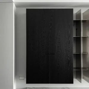 Modern Design Full Wall Storage TV Cabinet Custom Integrated Combination Background Wall MDF Wood for Living Room