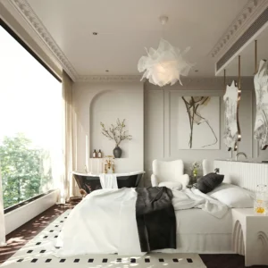 Modern Hotel Suite Furniture Hotel Design Suite King-Size Bed Suite King-Size Bed Suitcase Stand High-End Hotel Suite Furniture