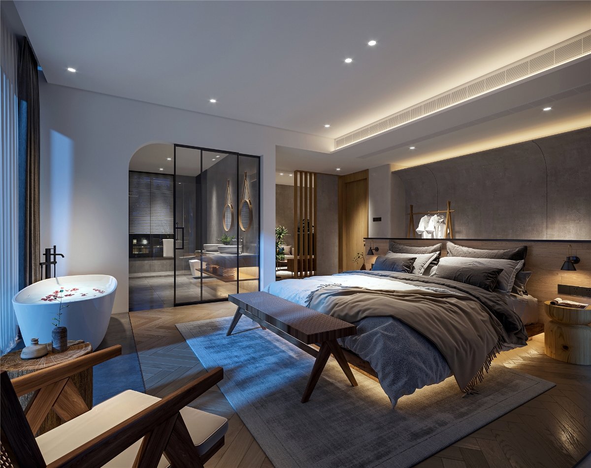 Modern 3D Interior Design Luxury Villa Furniture Townhouse-Dream House One-Stop Solution for Apartment Furniture - 图片 2