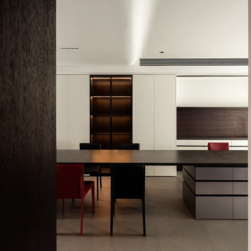 Customized Kitchen Cabinet Furniture with Plywood Panel 3D Whole Interior Design for Villa Apartment - 图片 4