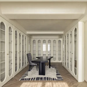 Luxury Whole House Custom Elegant Walk-in Closet for Bedroom Home Use Panel Modern Wardrobe 3D Interior Designs