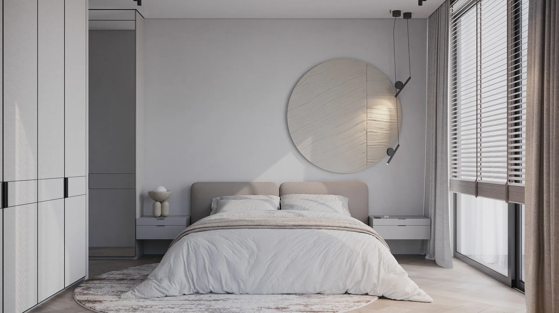 Hotel Vanity Villa Modern Minimalism Style Euro-American Style Bathroom Vanity Cabinet with Bath Mirror Solid Wood Double Vanity - 图片 12